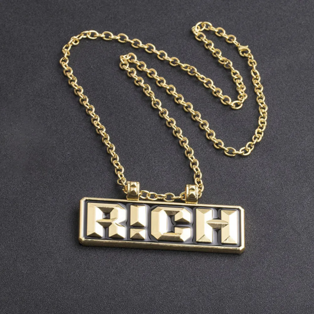 Hip Hop Rich Alphabet Bracelet