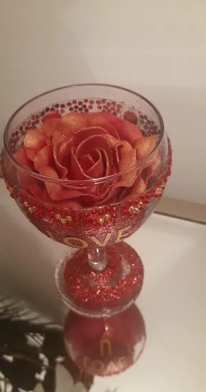 I love you glass