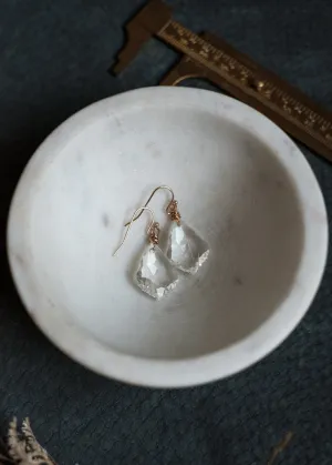 Ice Leaf Earrings