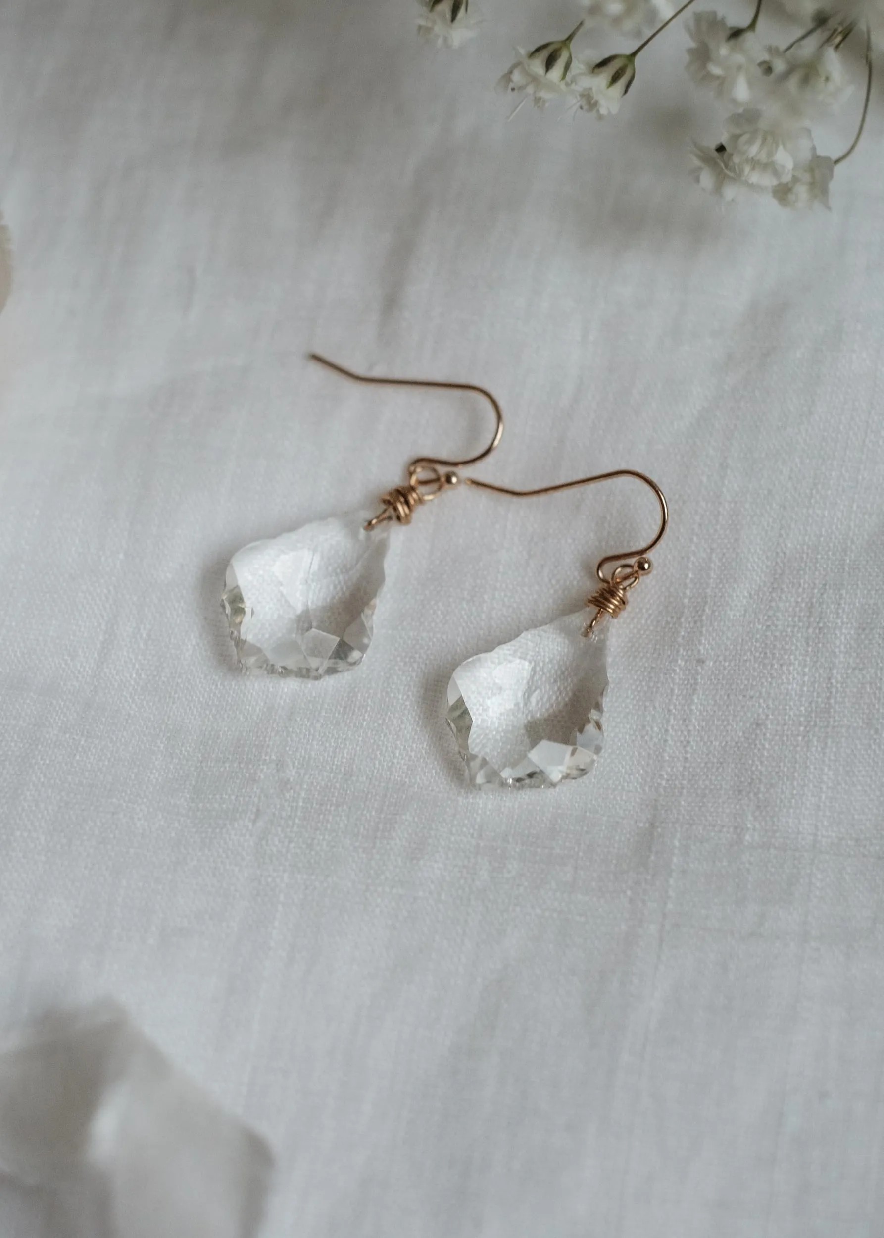 Ice Leaf Earrings