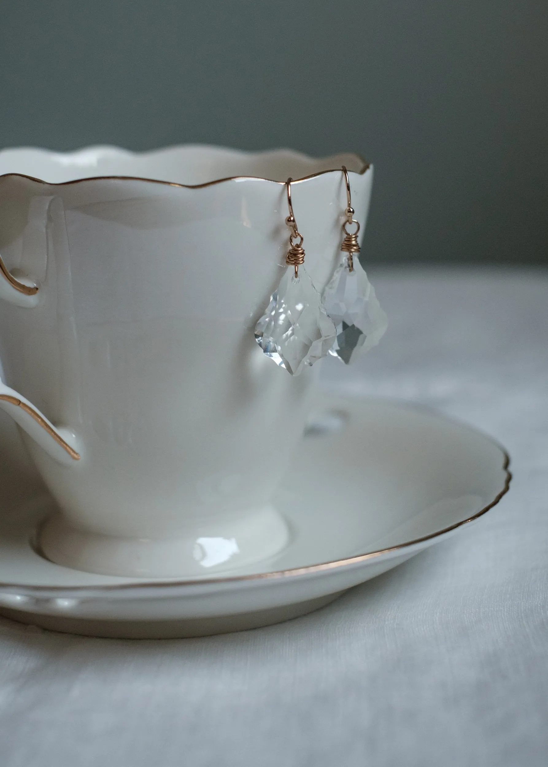 Ice Leaf Earrings