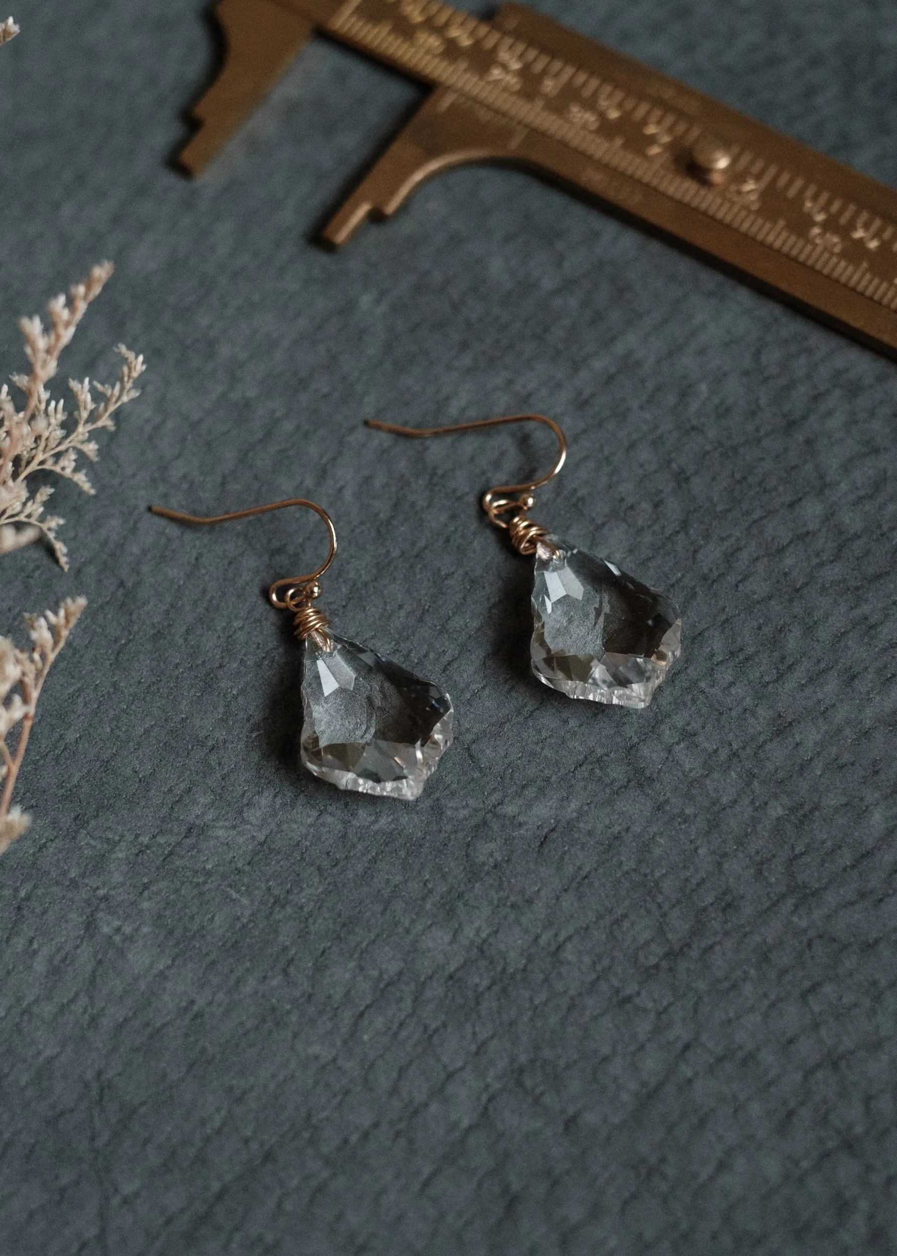 Ice Leaf Earrings