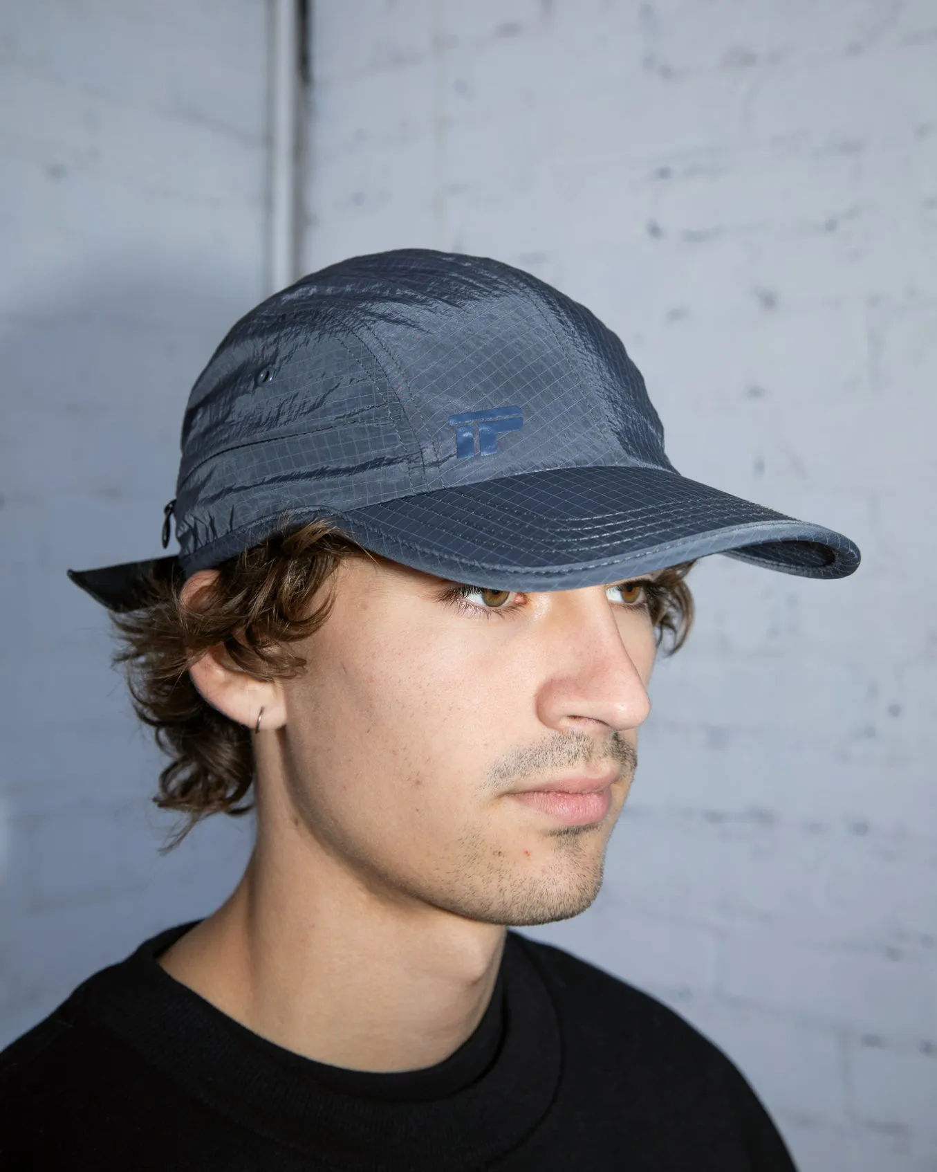 Ichpig Ripstop Stash 4 Panel Hat Steel