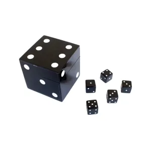 Inlaid Bone Dice Box - 2 Colors