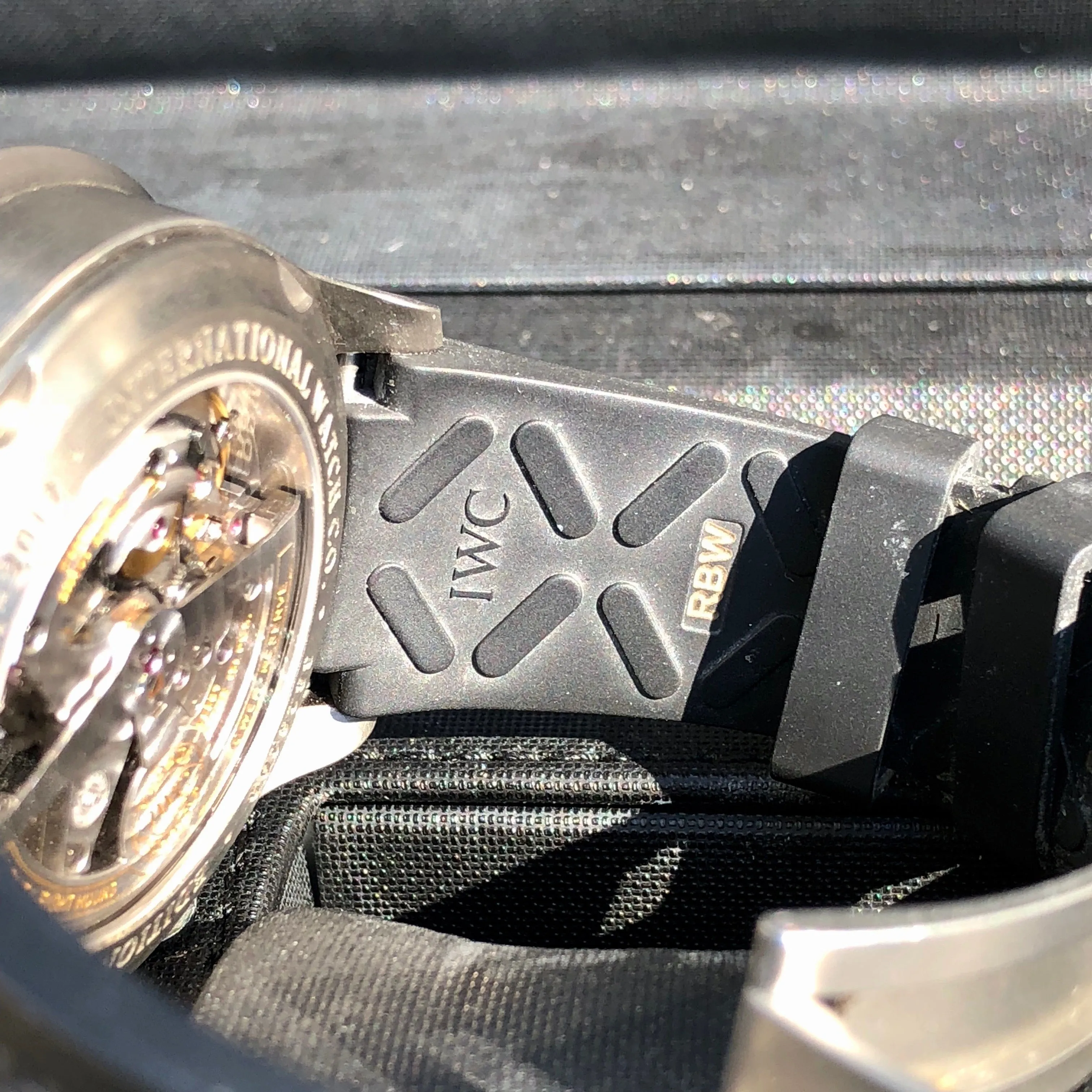 IWC Portuguese Yacht Club IW390212 Black Carbon Titanium Chronograph Volvo Ocean Race Box Papers