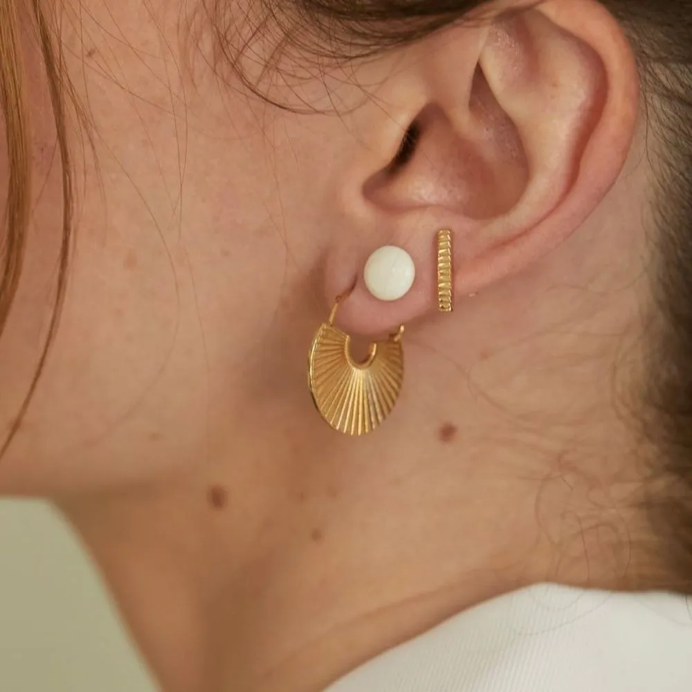 Jua Threader Hoop Earrings
