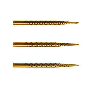 Kapene Gold Titanium Steel Tip Points-35mm