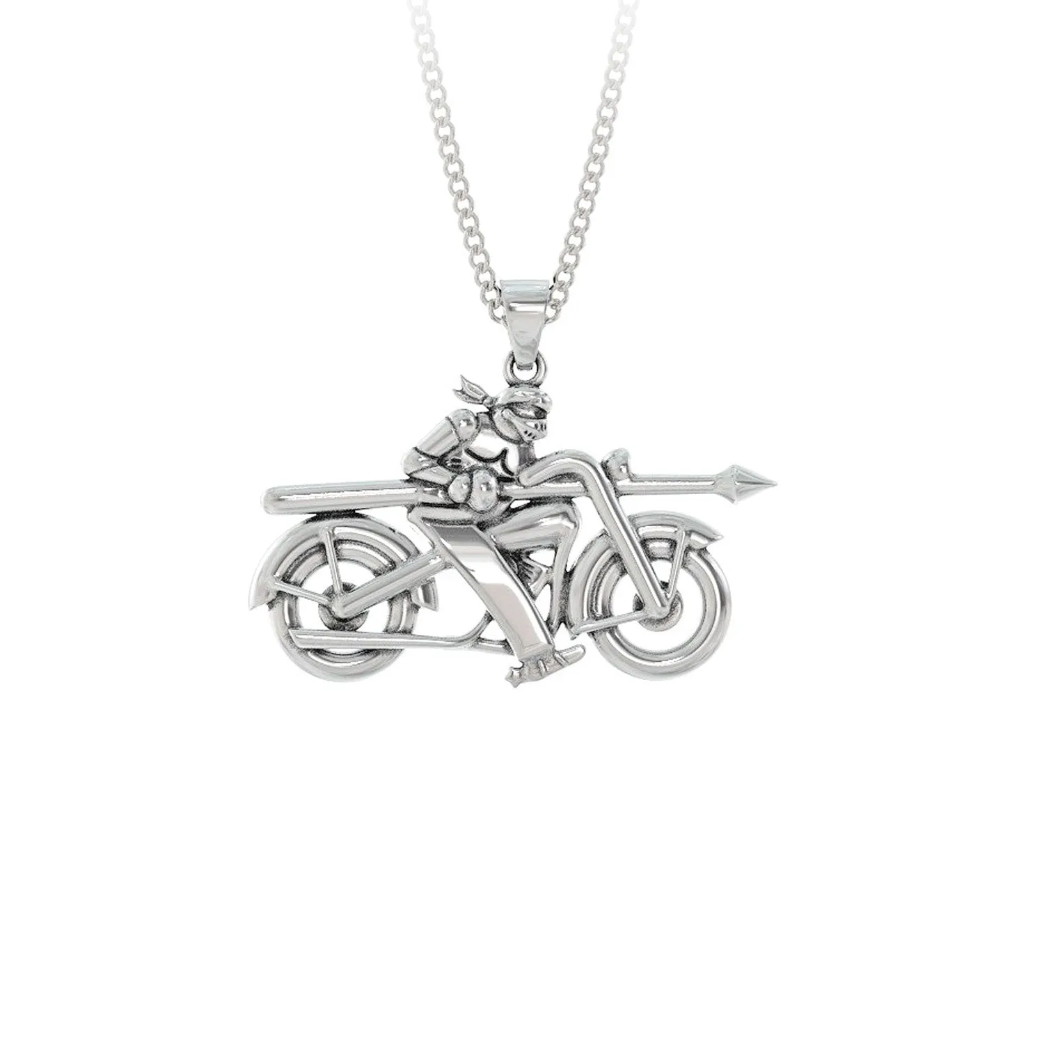 Knight In Shining Armor - Biker - Necklace