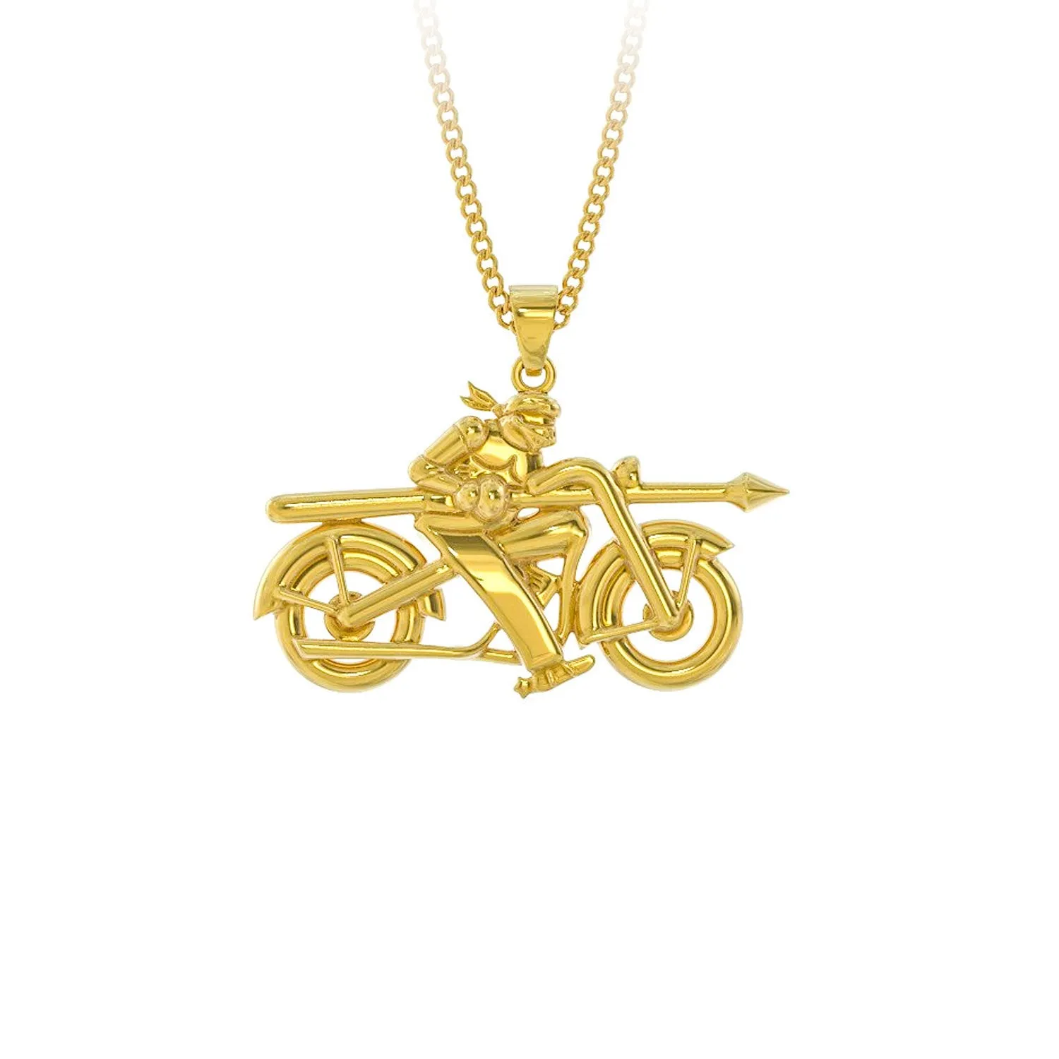 Knight In Shining Armor - Biker - Necklace
