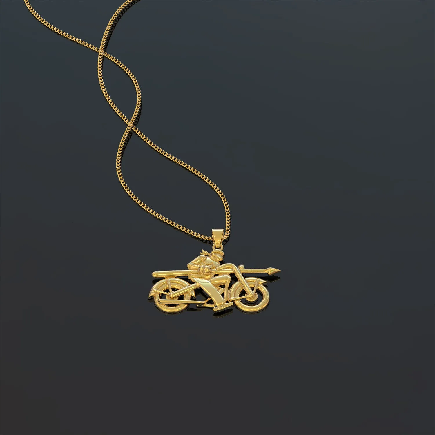 Knight In Shining Armor - Biker - Necklace
