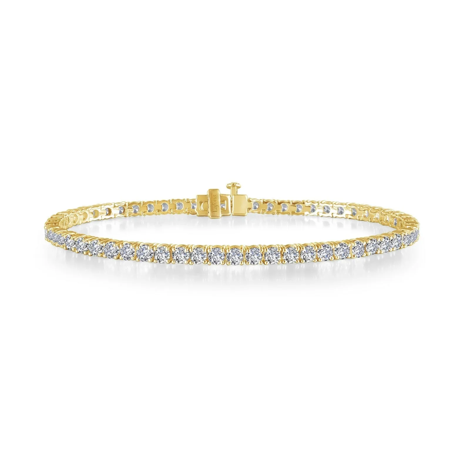 Lafonn Simulated Diamond 3.25ct. Classic Tennis Bracelet B3002CLG70