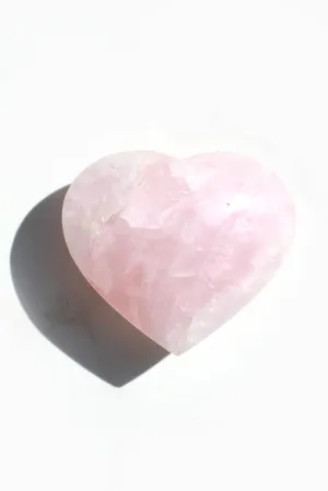 Large Rose Quartz Heart