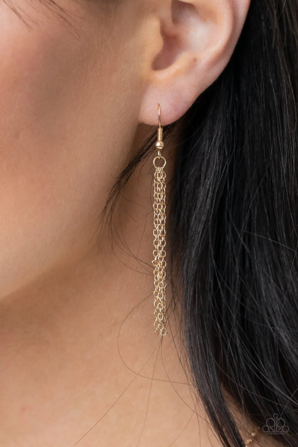 Living The Mom Life - Gold Necklace - Paparazzi Accessories