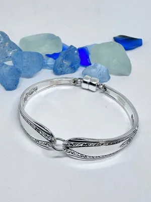 “Lyric II” 1939 Spoon Bracelet | Vintage Silverware | Oneida | Up-Cycled Bracelet | Silverware | Antique Spoons (Copy)