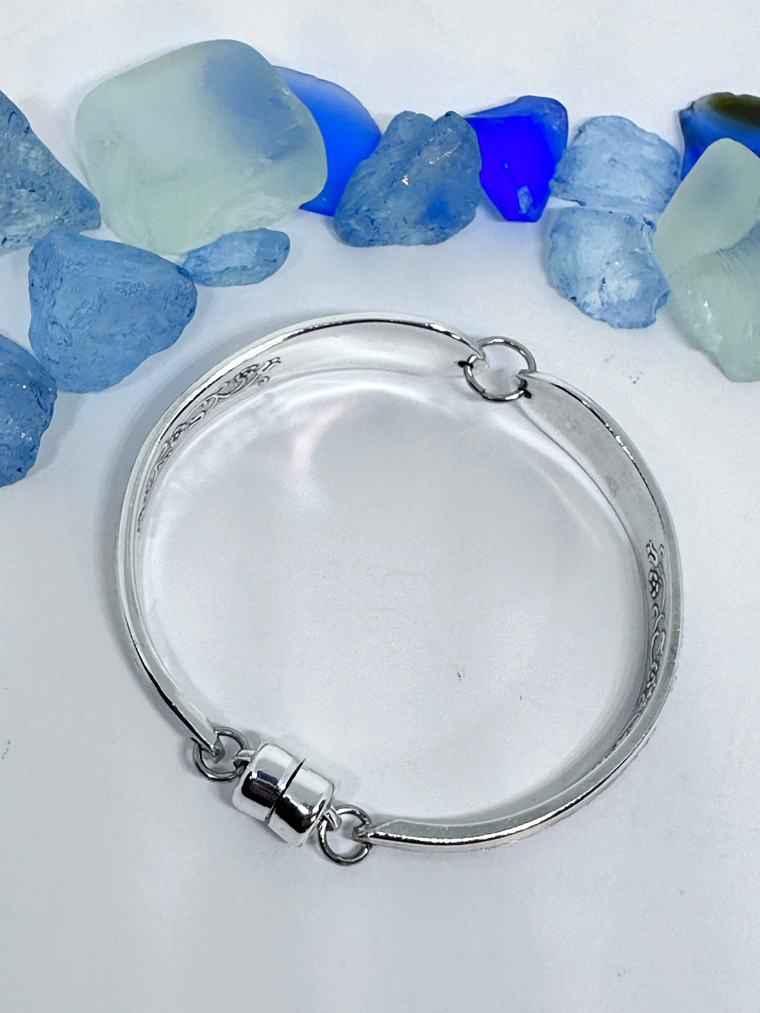 “Lyric II” 1939 Spoon Bracelet | Vintage Silverware | Oneida | Up-Cycled Bracelet | Silverware | Antique Spoons (Copy)
