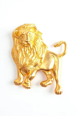 Majestic Lion Brooch