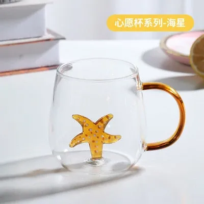 Marine life Shaped Glass - various motives