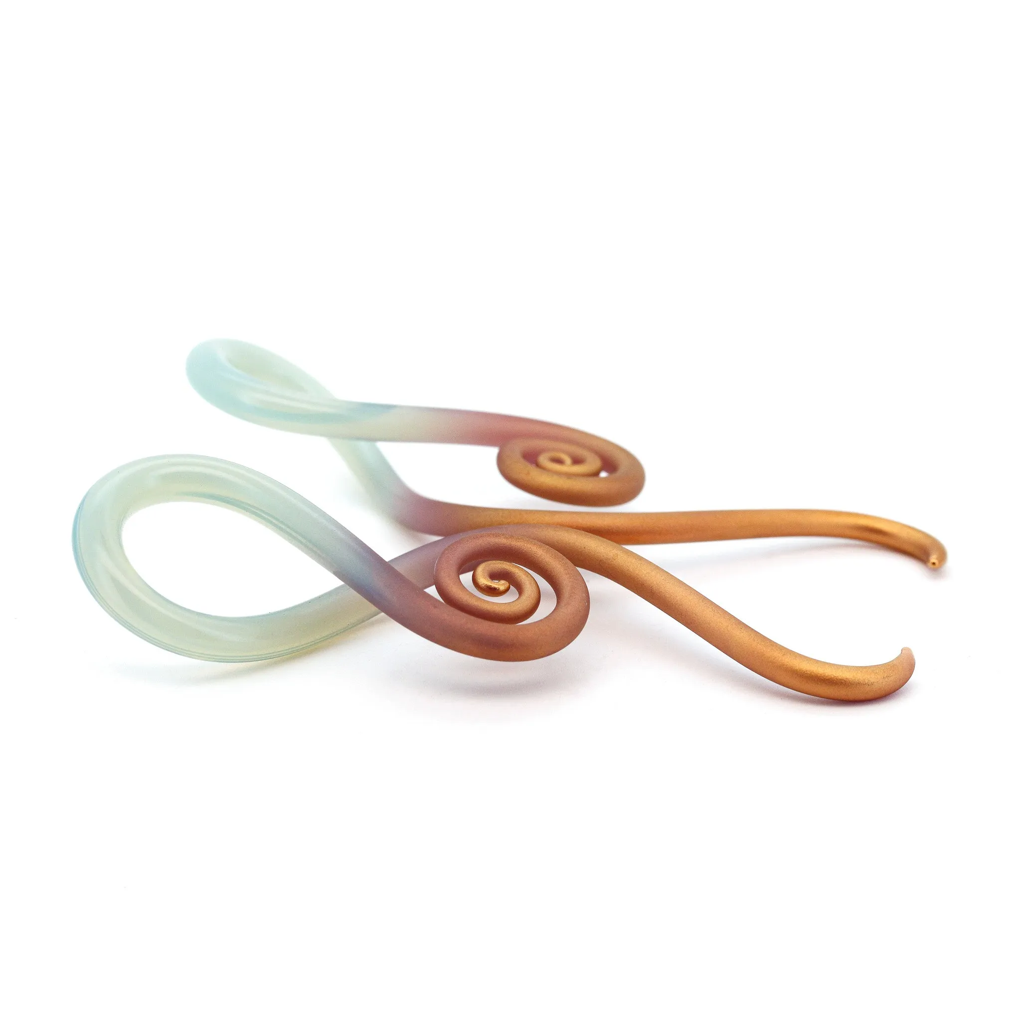Matte 22kt Yellow Gold   Blue Slyme Squids - 6g (4mm)