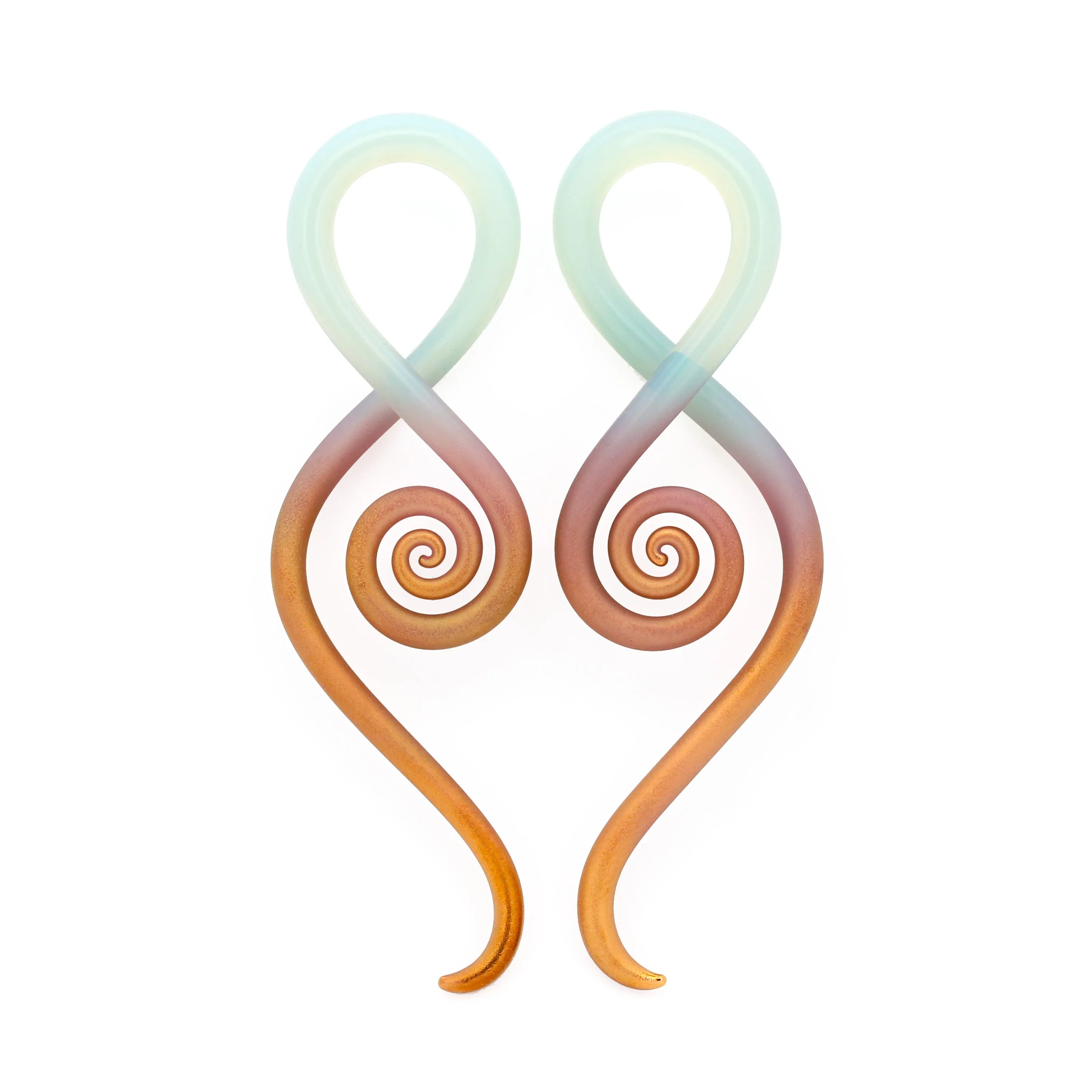 Matte 22kt Yellow Gold   Blue Slyme Squids - 6g (4mm)