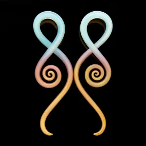 Matte 22kt Yellow Gold   Blue Slyme Squids - 6g (4mm)
