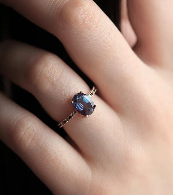 Mercedes Alexandrite Ring