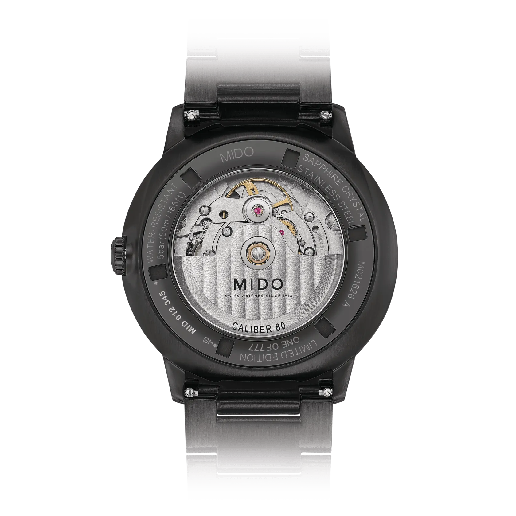 MIDO Commander Círculo de Luz 2024 Limited Edition Black PVD Automatic Watch M021.626.33.051.01