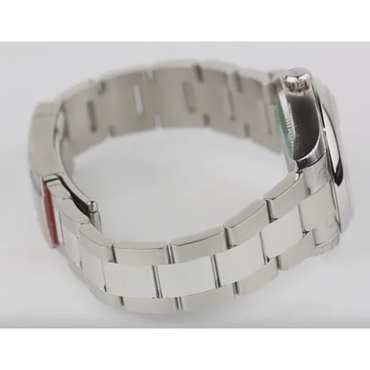 Midsize Rolexdatejust Watch Gray Roman Dial Oyster Bracelet Ss