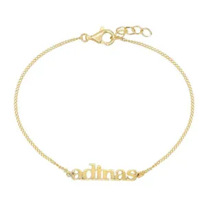 Mini Lowercase Nameplate Bracelet