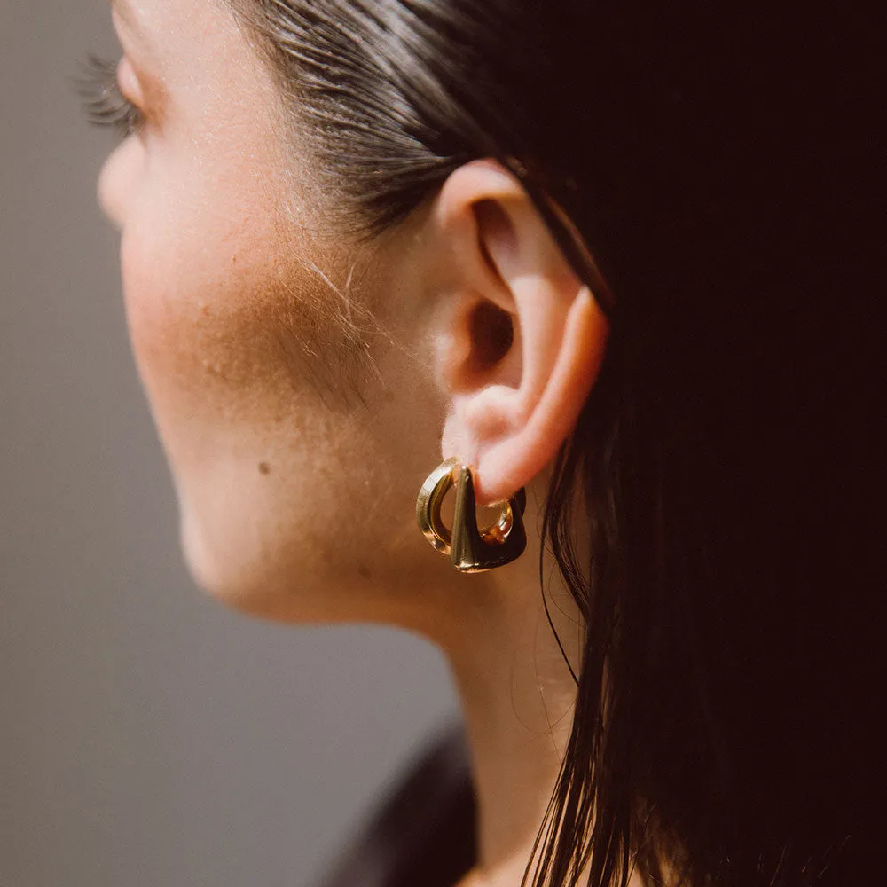 Mini Mezi Boxed Hoop Earrings