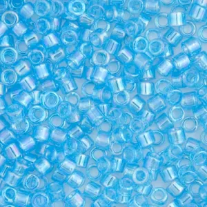 Miyuki Delica 11/0 5.2g Vial Blue Ocean Transparent AB