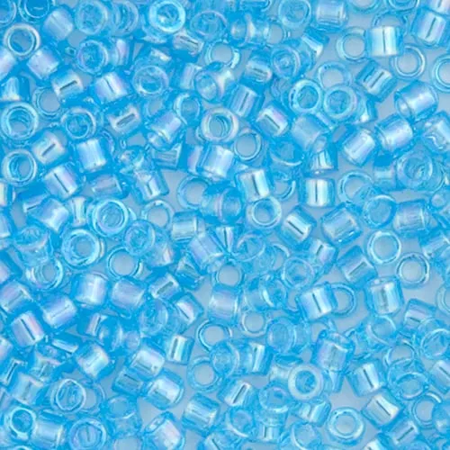 Miyuki Delica 11/0 5.2g Vial Blue Ocean Transparent AB