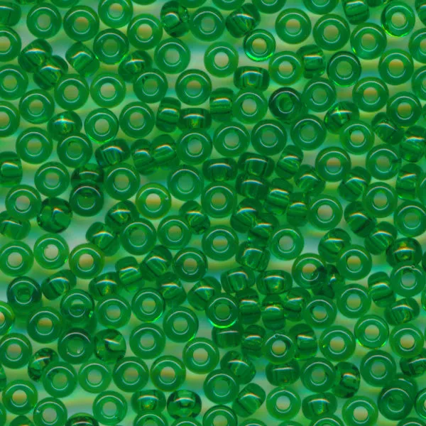 MIYUKI Round Rocaille Seed Beads #146 Green (Transparent)