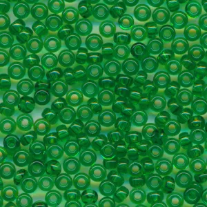 MIYUKI Round Rocaille Seed Beads #146 Green (Transparent)