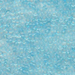 MIYUKI Round Rocaille Seed Beads #148 Aqua (Transparent)