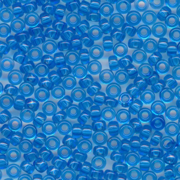 MIYUKI Round Rocaille Seed Beads #150 Blue (Transparent)