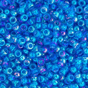 Miyuki Seed Bead 11/0 apx.22g Blue Azure Transparent AB
