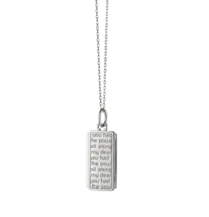 Monica Rich Kosann Sterling Silver Dorothy Medallion