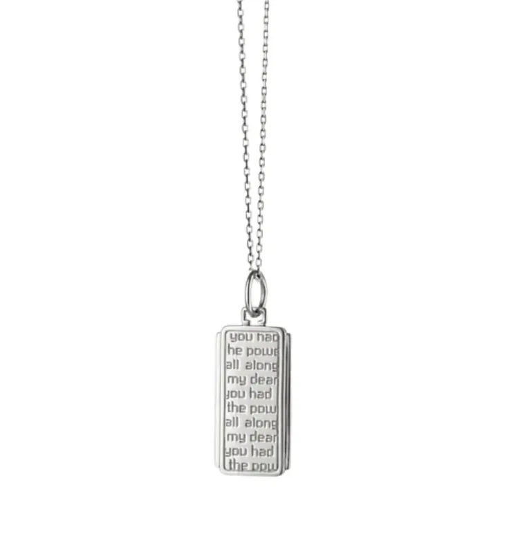 Monica Rich Kosann Sterling Silver Dorothy Medallion
