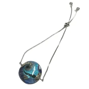 Murano Glass Cyclone Bolo Bracelet