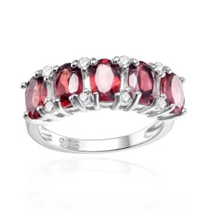 Natural Tourmaline Gemstone Wedding Ring Band