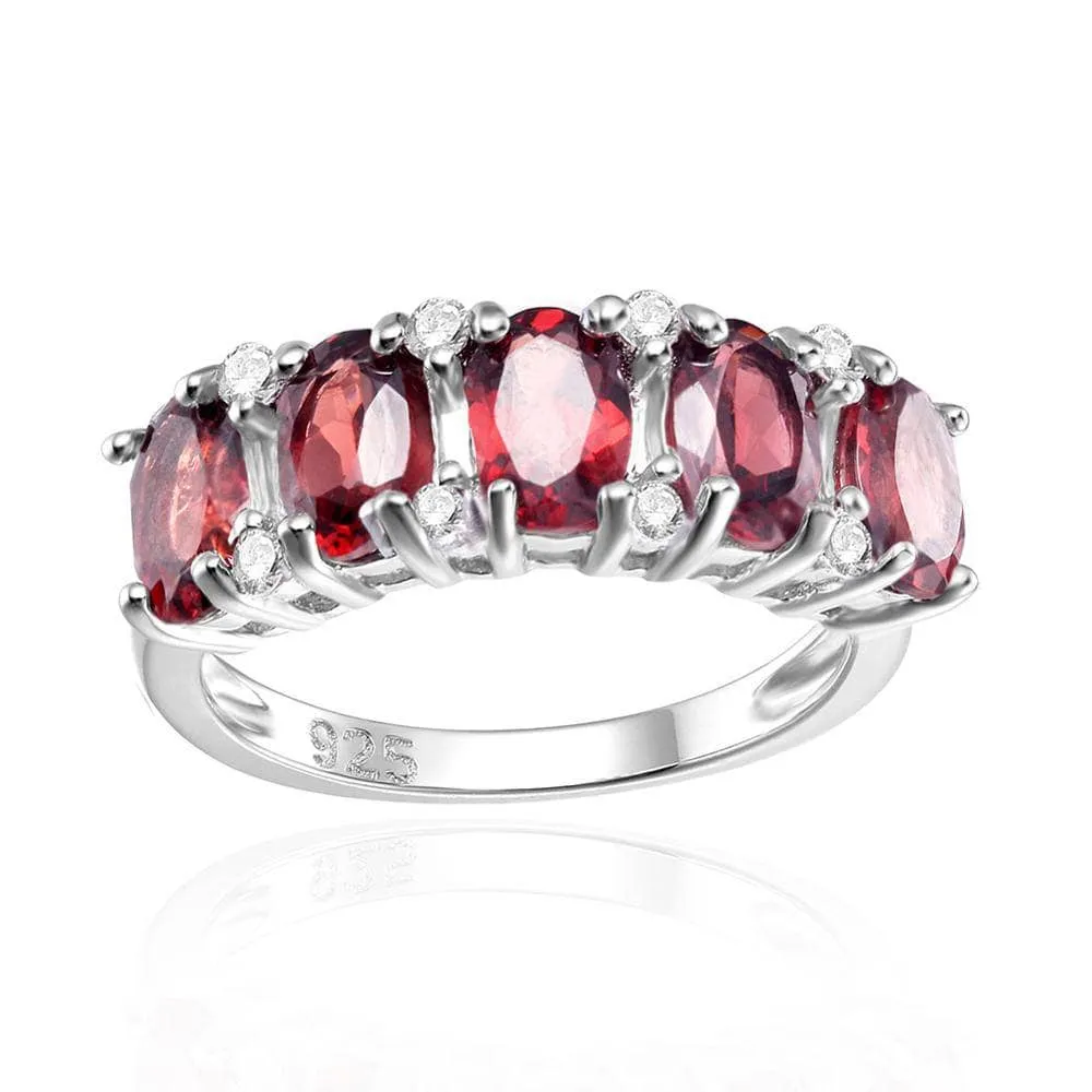 Natural Tourmaline Gemstone Wedding Ring Band