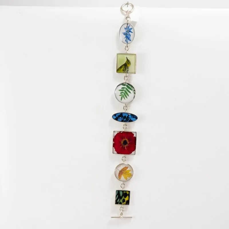 Nature Bracelet in Jeweler's Resin & Sterling Silver