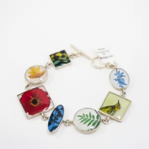 Nature Bracelet in Jeweler's Resin & Sterling Silver
