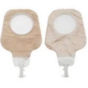 New Image Two-Piece High Output Drainable Pouch, Flange 1-3/4" (44mm), Ultra-Clear 12" (30cm) - Box of 10