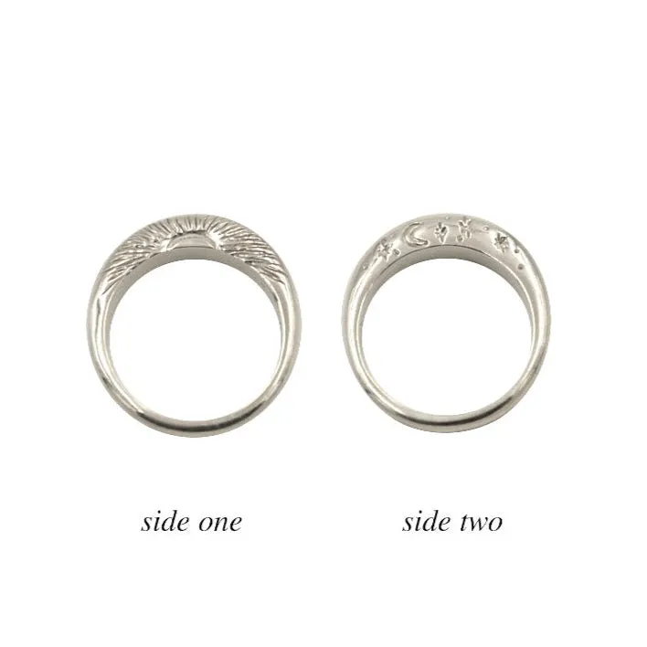 Night and Day Two Sided Ring