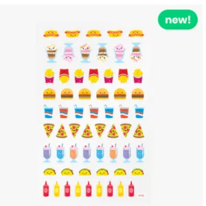 ooly itsy bitsy stickers - fast food