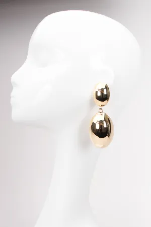 Oval Drop Earrings