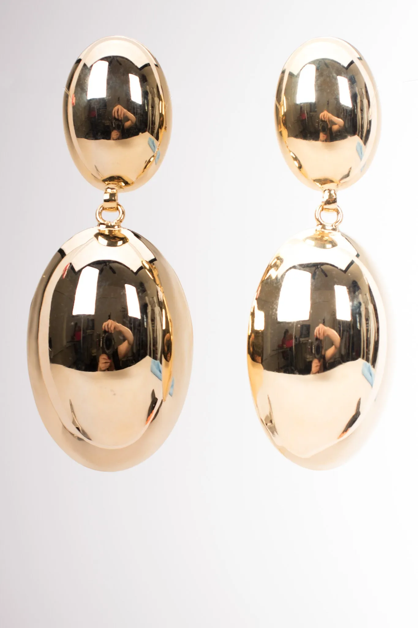 Oval Drop Earrings