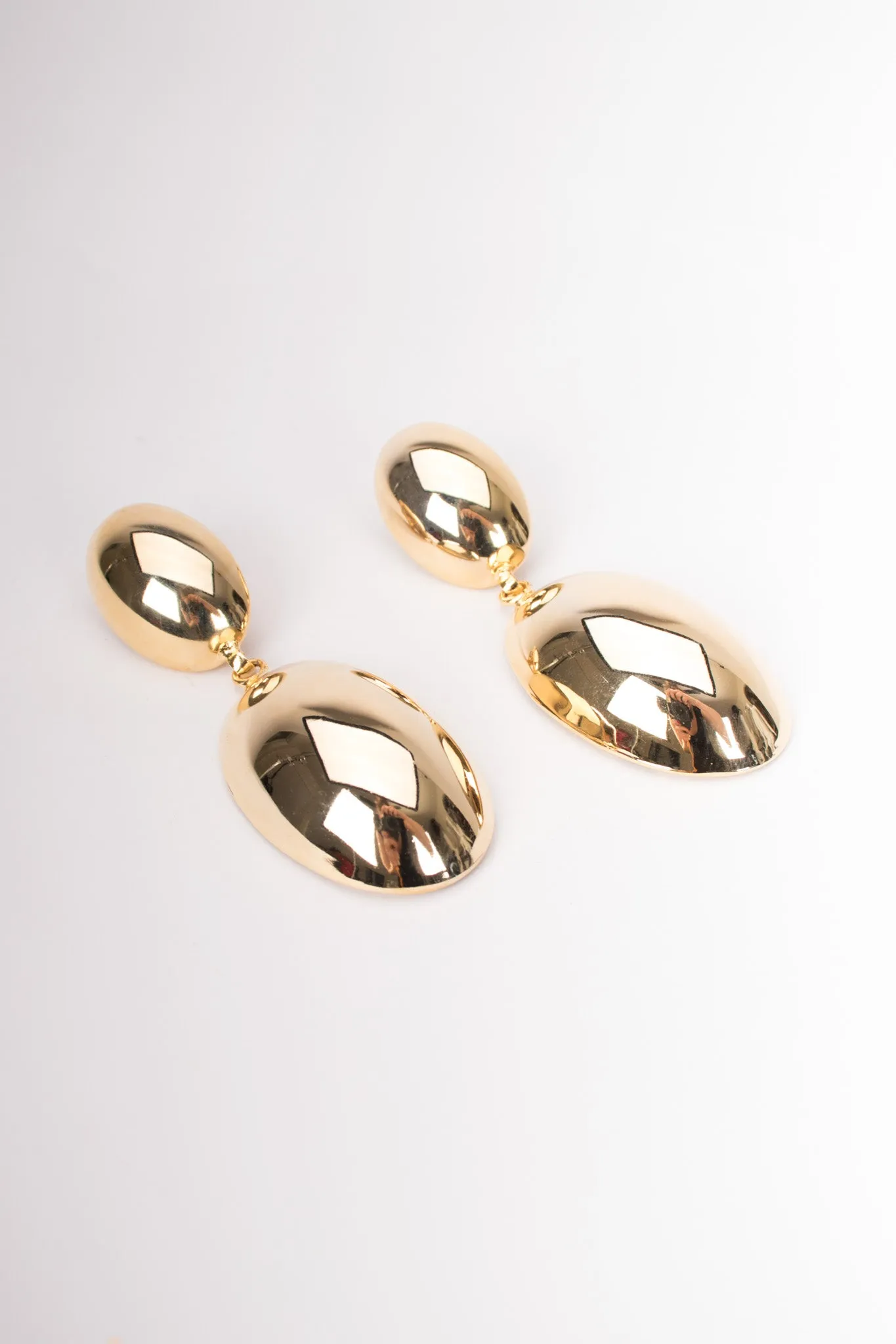 Oval Drop Earrings