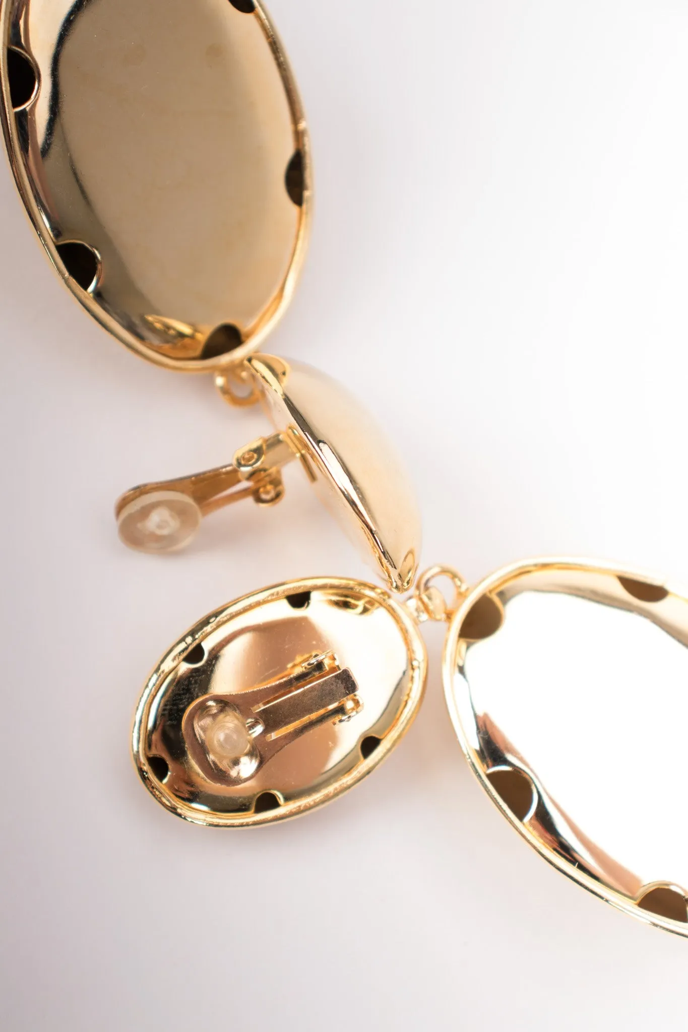Oval Drop Earrings